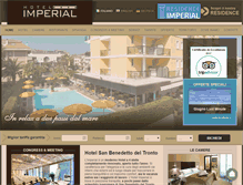 Tablet Screenshot of hotelimperial.it